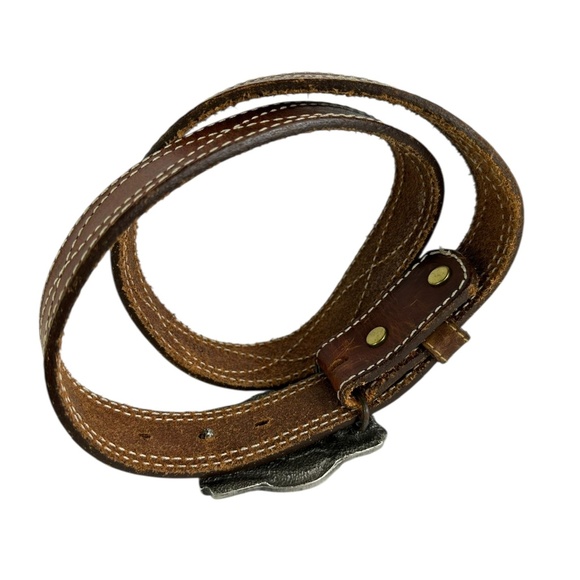 Vintage Genuine 1981 BERGAMOT Buckle Alaska Is What America Was with Belt 34 - Picture 6 of 12
